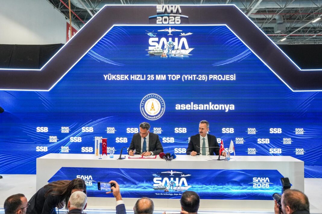 ASELSAN Konya to Develop Türkiye’s National YHT-25 High-Speed 25 mm Cannon ASELSAN Konya to Develop Türkiye’s National YHT-25 High-Speed 25 mm Cannon